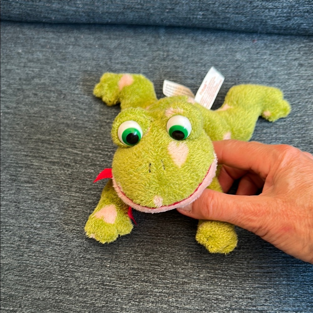 Russ Green Plush Frog Toy